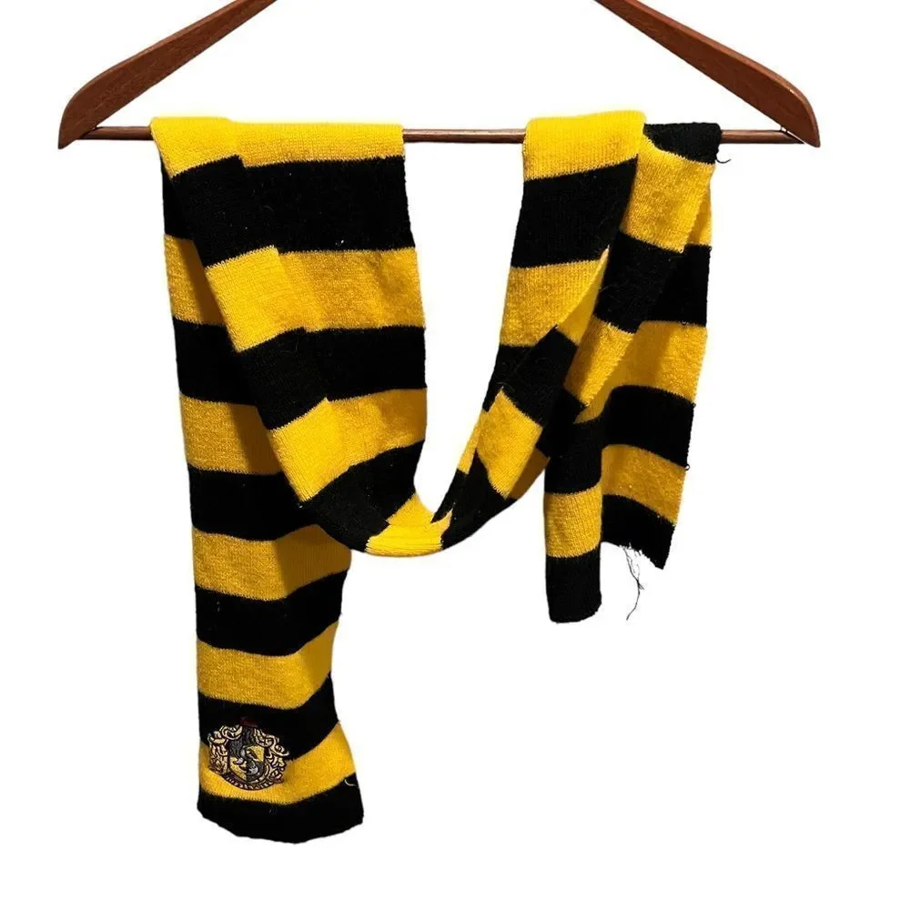 Hufflepuff Harry Potter Striped Knit Youth one size Scarf Cozy‎ core
